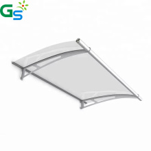 Modern Design European Window Decoration Aluminum Fitting Stainless Steel Polycarbonate Awning